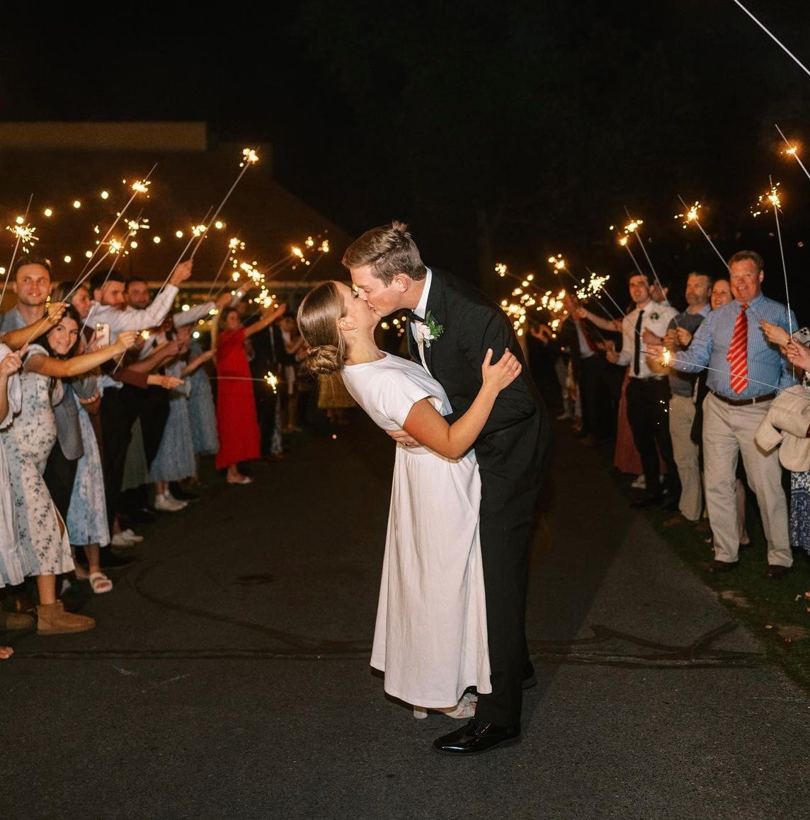 Extinguishing Sparklers: The Finishing Touch to Your Wedding Send Off