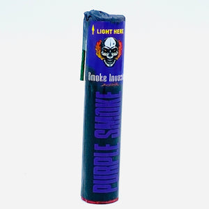 smoke bombs in purple color