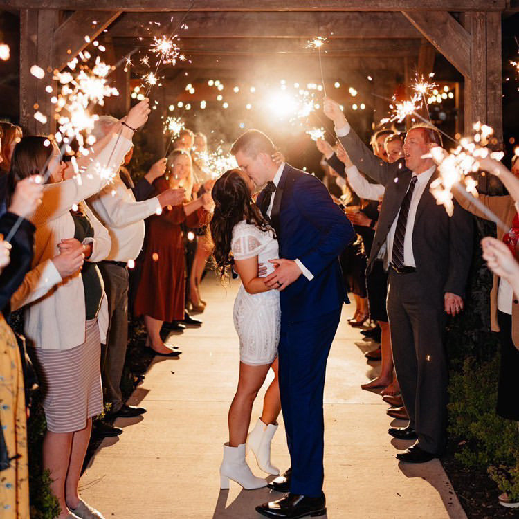 Spring Wedding Sparkler Sendoffs: How to Create a Magical Exit (Even on Windy Evenings)