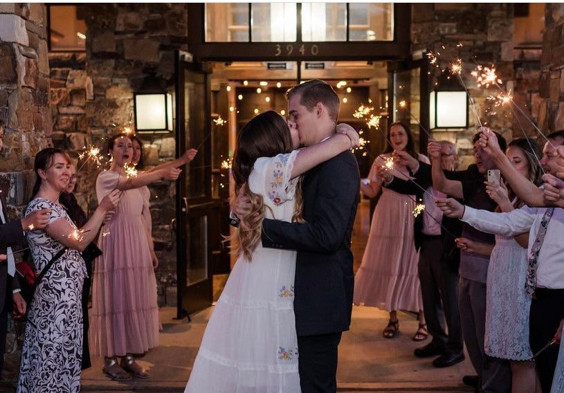 Sparklers 101: Everything You Need To Know About Using Wedding Sparklers For Your Wedding Exit
