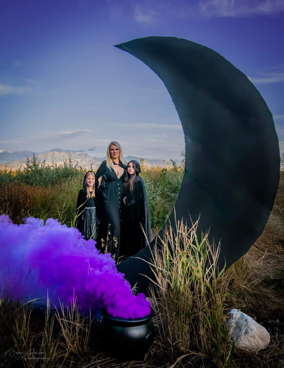 Purple Smoke Bombs-4 Pack-Halloween Photography Add-On