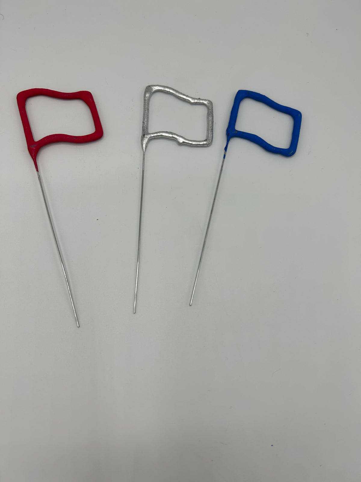 USA Sparklers-3 Pack of flag shape sparklers