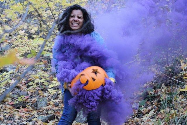 Purple Smoke Bombs-4 Pack-Halloween Photography Add-On