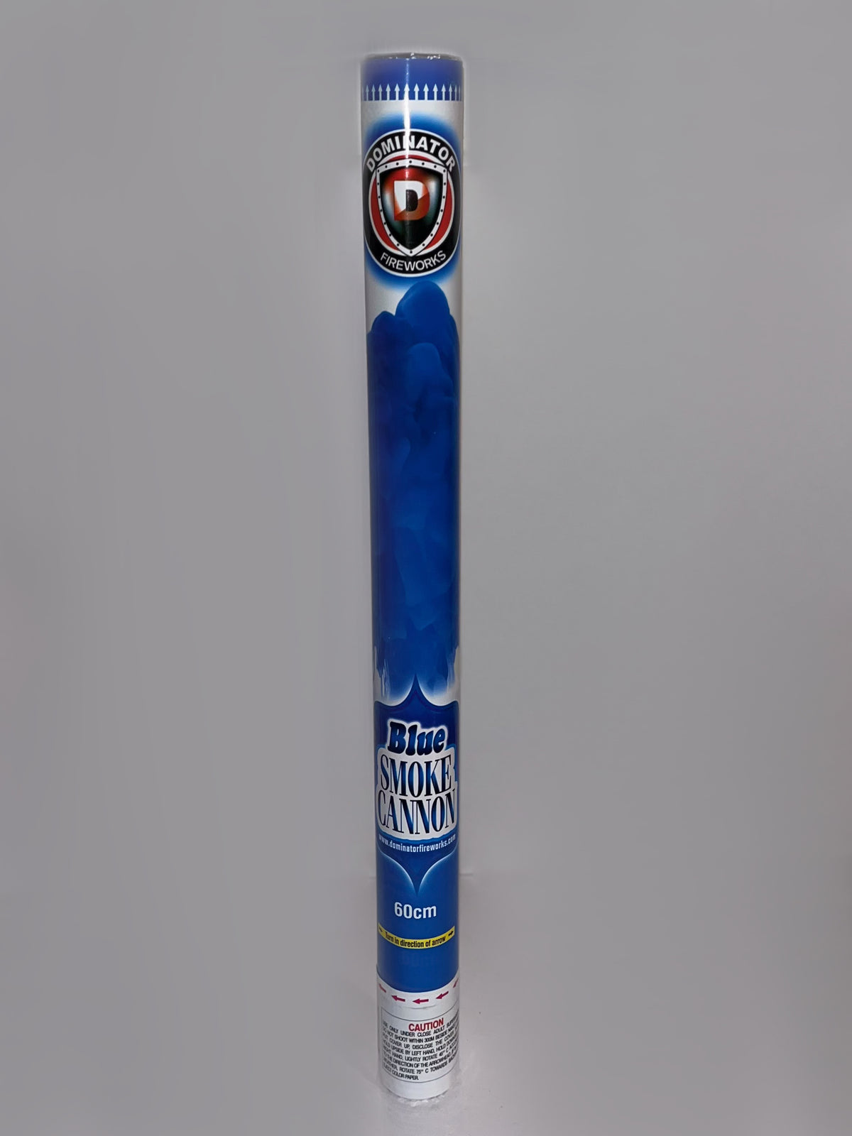 Non-toxic, environmentally safe blue powder cannon for gender reveal