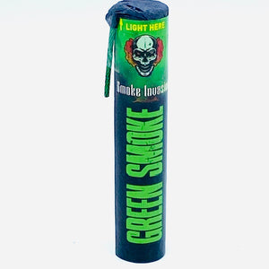 Smoke bombs in green color