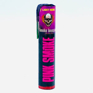 Pink color smoke bombs