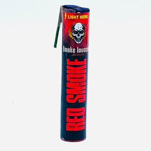 smoke bombs in red color